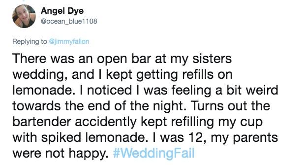 wedding fails