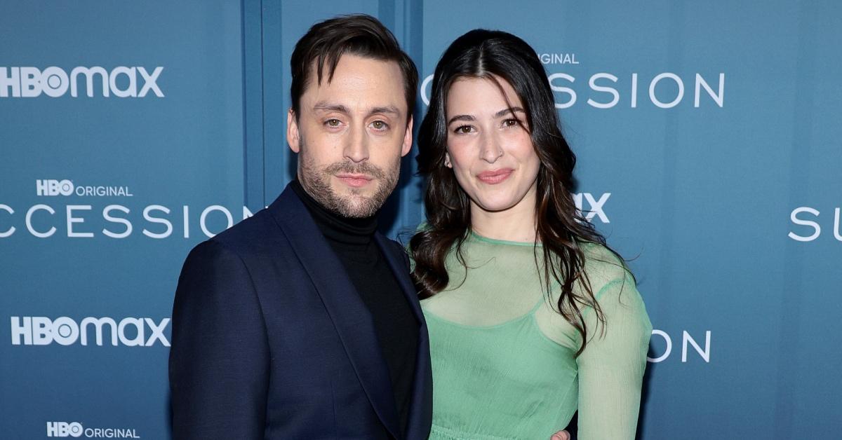 Kieran Culkin and wife Jazz Charton at the 'Succession' Season 4 premiere.