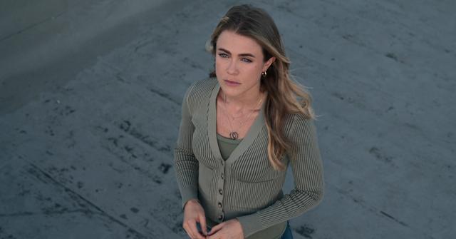 Melissa Roxburgh as Michaela Stone in Manifest Season 4.
