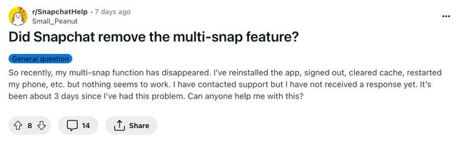 Did Snapchat Delete Multi Snap?