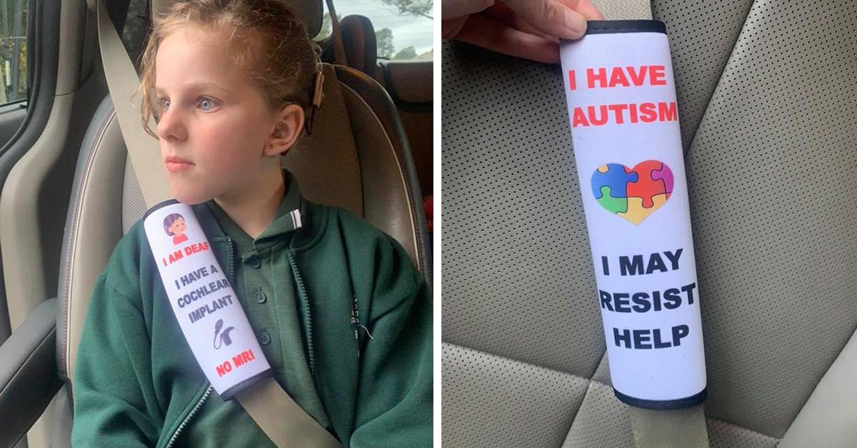 Car seat belt for autistic clearance child