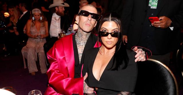 Travis Barker and Kourtney Kardashian