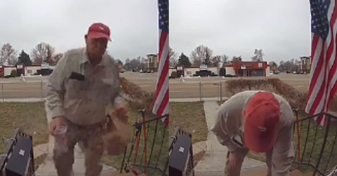 Elderly DoorDash Driver