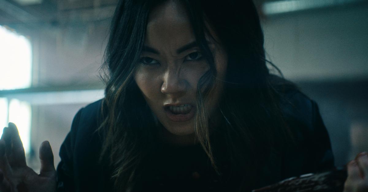 Kimiko (Karen Fukuhara) has an fierce expression on her face in Season 4 of 'The Boys.'