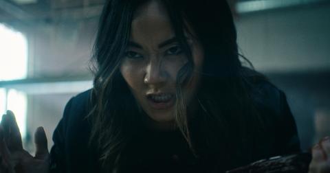 Kimiko (Karen Fukuhara) has an fierce expression on her face in Season 4 of 'The Boys.'