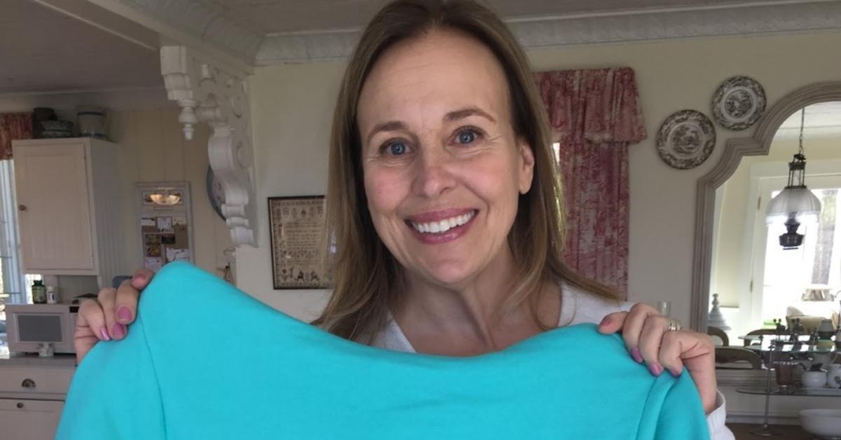 Genie Francis in her home.