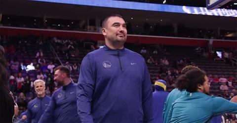 Dejan Milojević during a game for the Warriors.