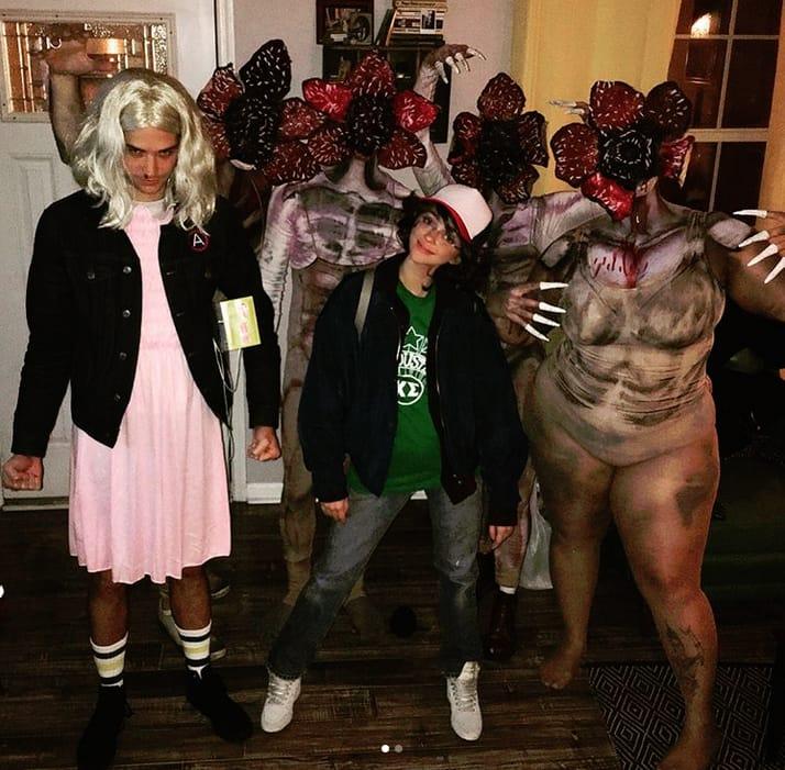 Wells Adams and Sarah Hyland spending Halloween together. 