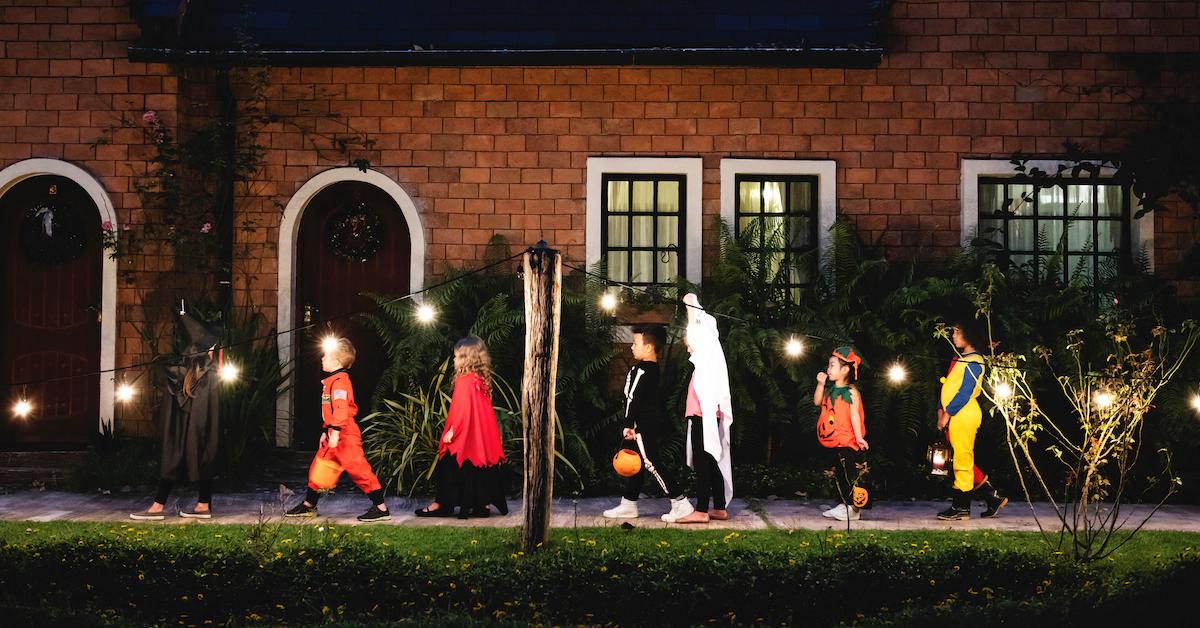 Halloween trick-or-treat in Bel Air