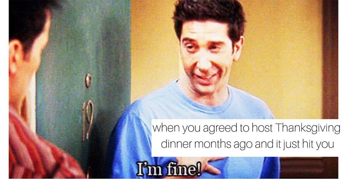 'Friends' Thanksgiving meme