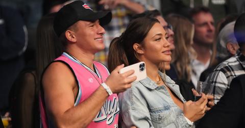 SteveWillDoIt and Celina Smith at an event