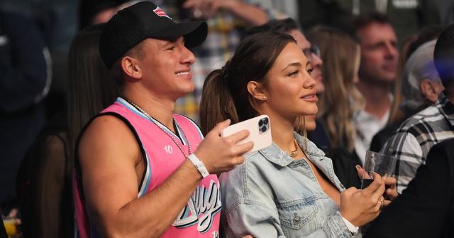 SteveWillDoIt and Celina Smith at an event