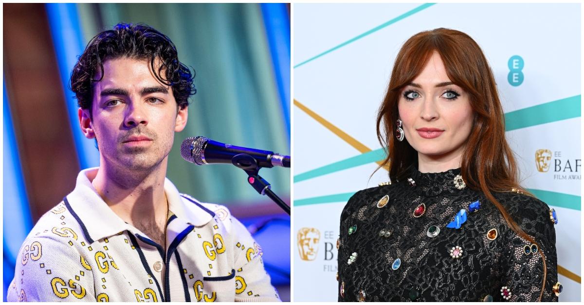 side by side photos of joe jonas sophie turner