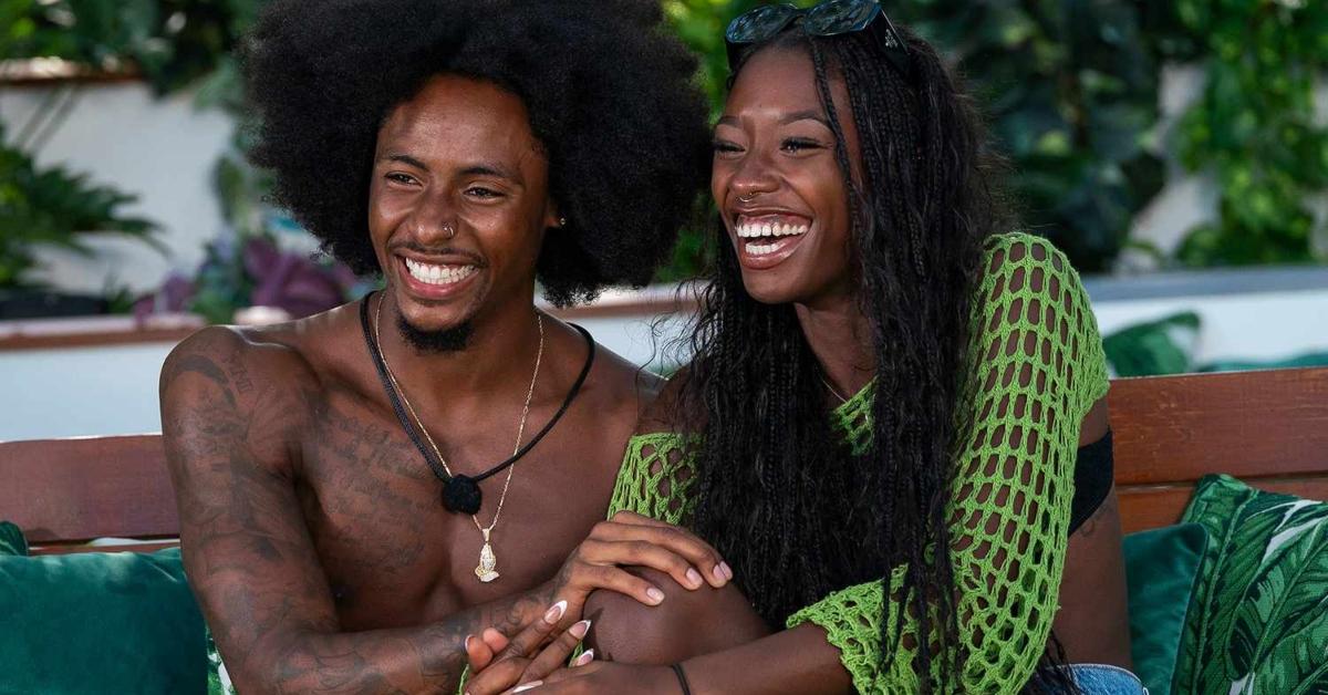 Kordell and Serena in Love Island