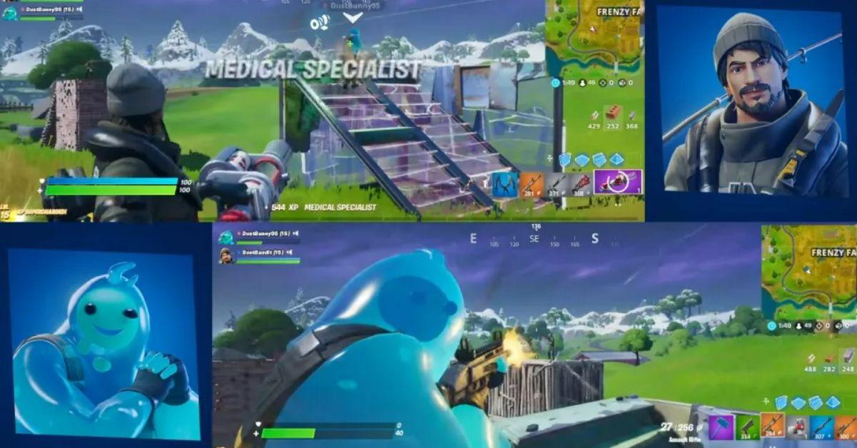 How To SPLIT SCREEN on Fortnite Chapter 4 Season 1! (PS/Xbox/PS