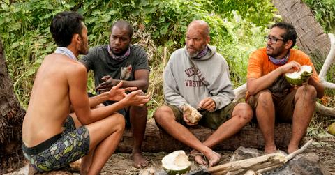 Hai Giang, Rocksroy Bailey, Mike Turner and Omar Zaheer. Day 17 of Survivor 42.
