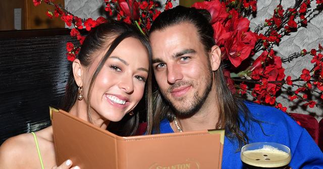 Abigail Heringer and Noah Erb attend the grand opening of Stanton Social Prime at Caesars Palace on March 18, 2023 in Las Vegas