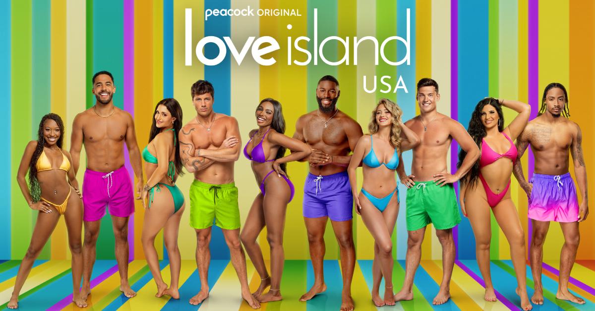 'Love Island USA' Season 6 cast pose for a group photo.