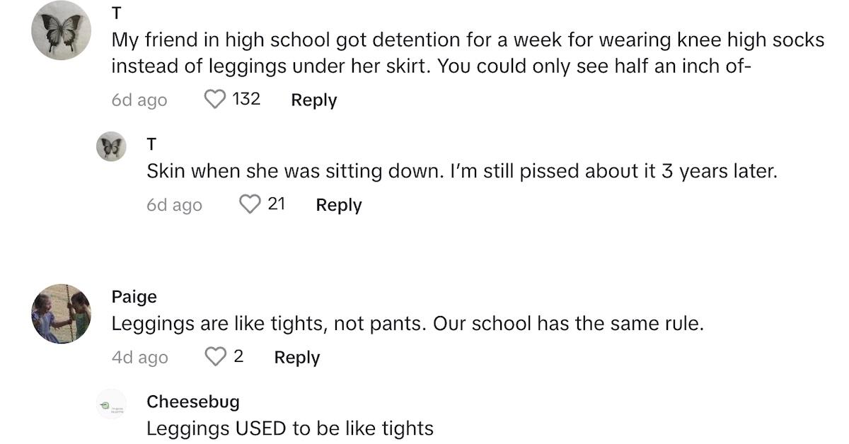 Middle School Bans Leggings