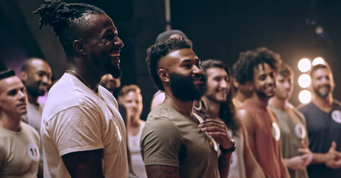 The cast of Finding Magic Mike.