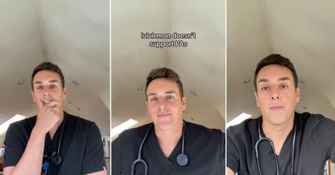 A physician assistant discusses his experience at Lululemon due to their discount policy