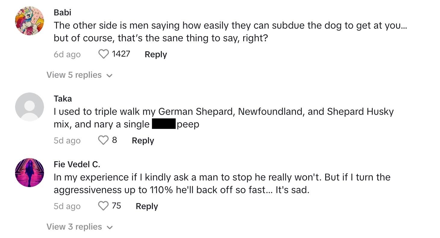 Scary Dog Privilege comments