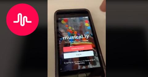 Musical.ly app before it shut down.