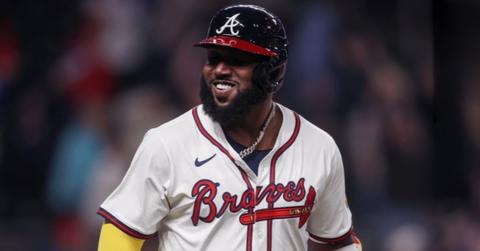 Atlanta Braves designated hitter Marcell Ozuna.