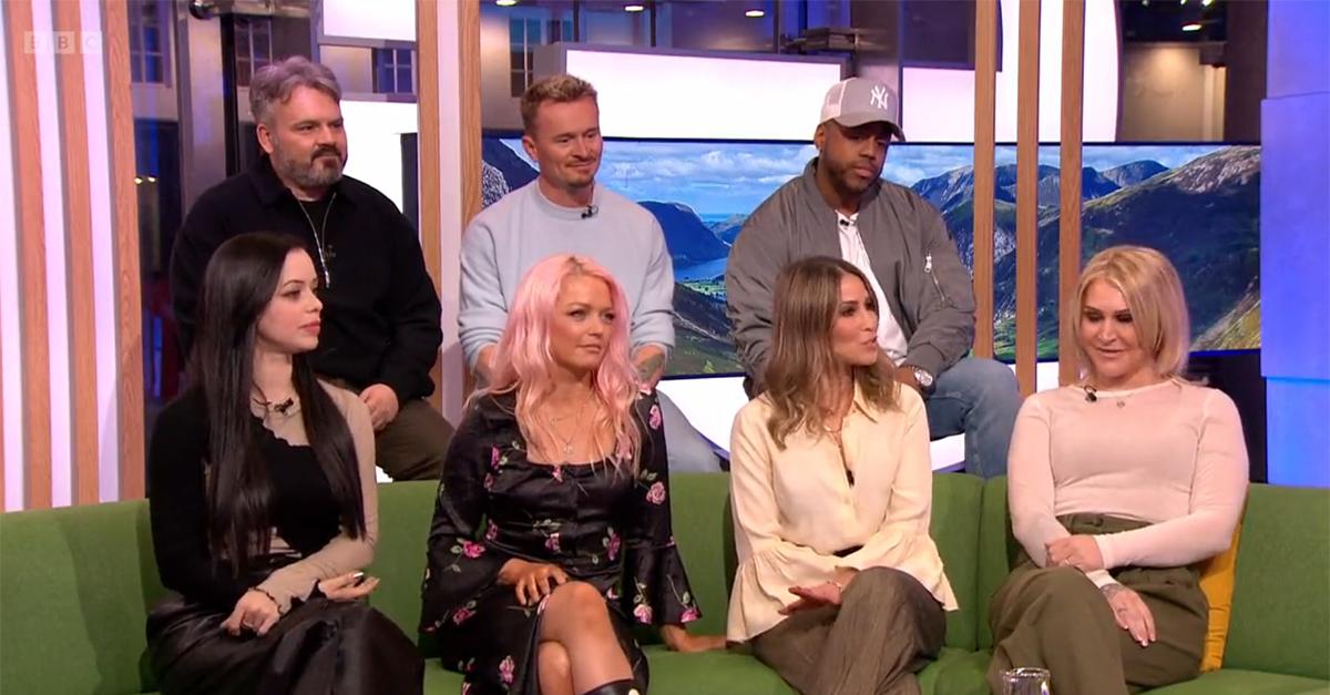 Paul Cattermole (top left) with his fellow S Club 7 members in February 2023