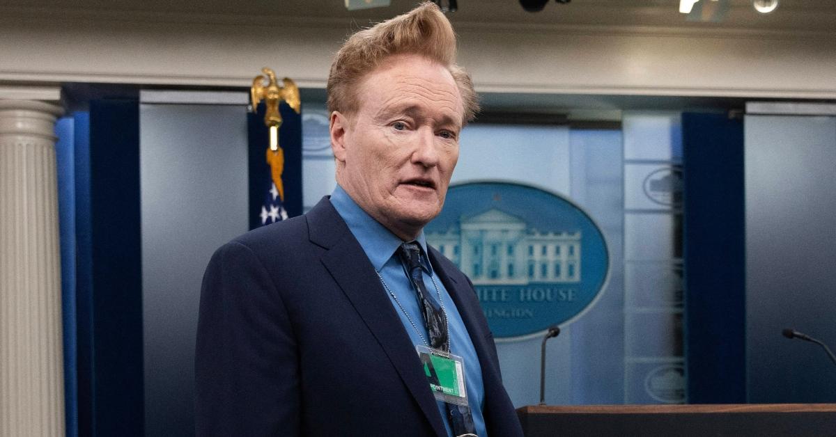 Conan O'Brien at a White House event.