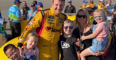Michael McDowell and his family pose for a photo.