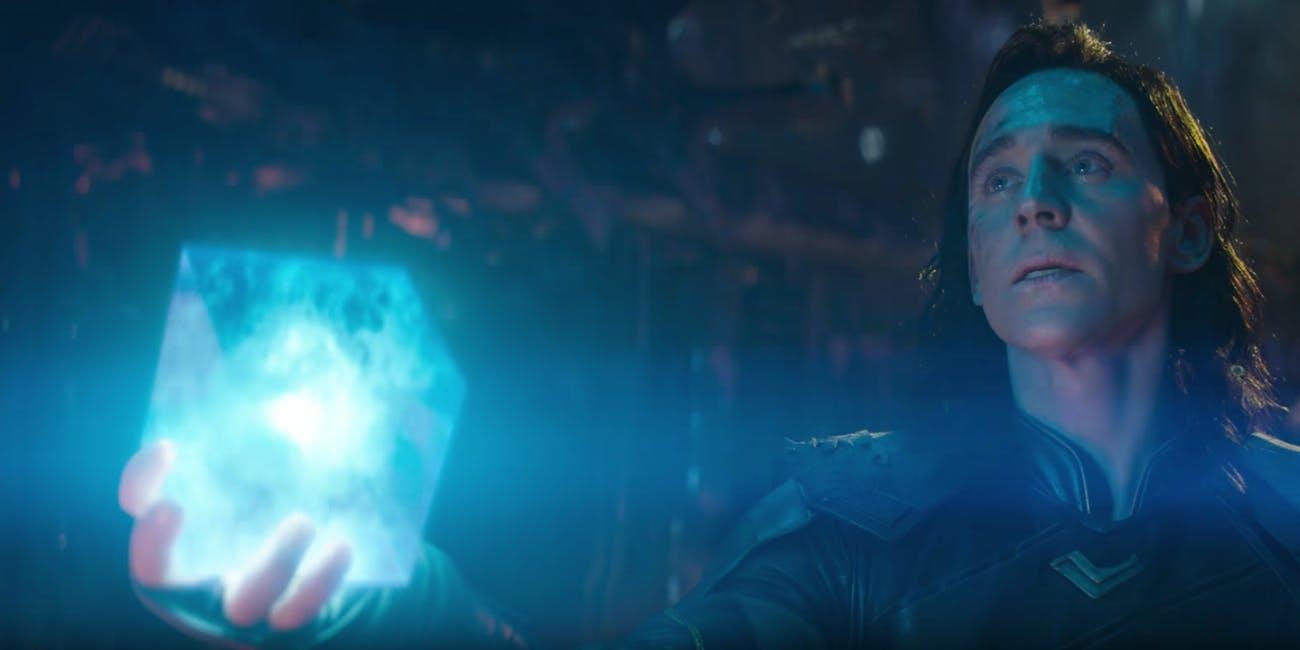 Loki and the Tesseract in 'The Avengers'