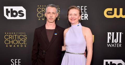 Jeremy Strong and Emma Wall at the Critics Choice Awards in 2022