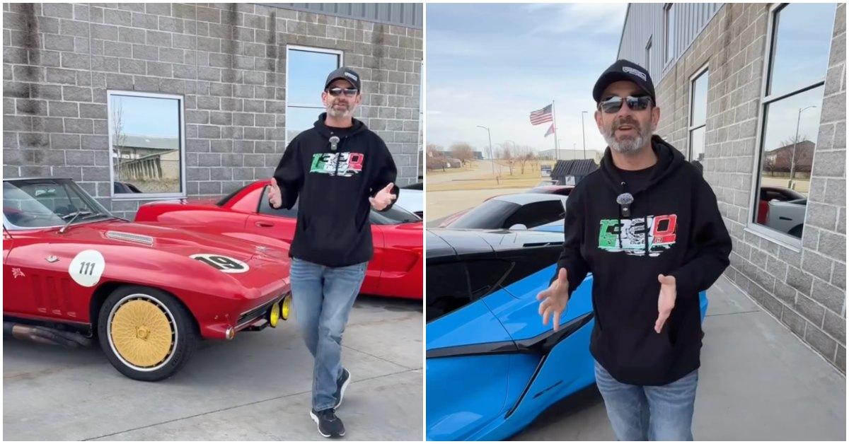 Kyle Loftis reviewing cars.