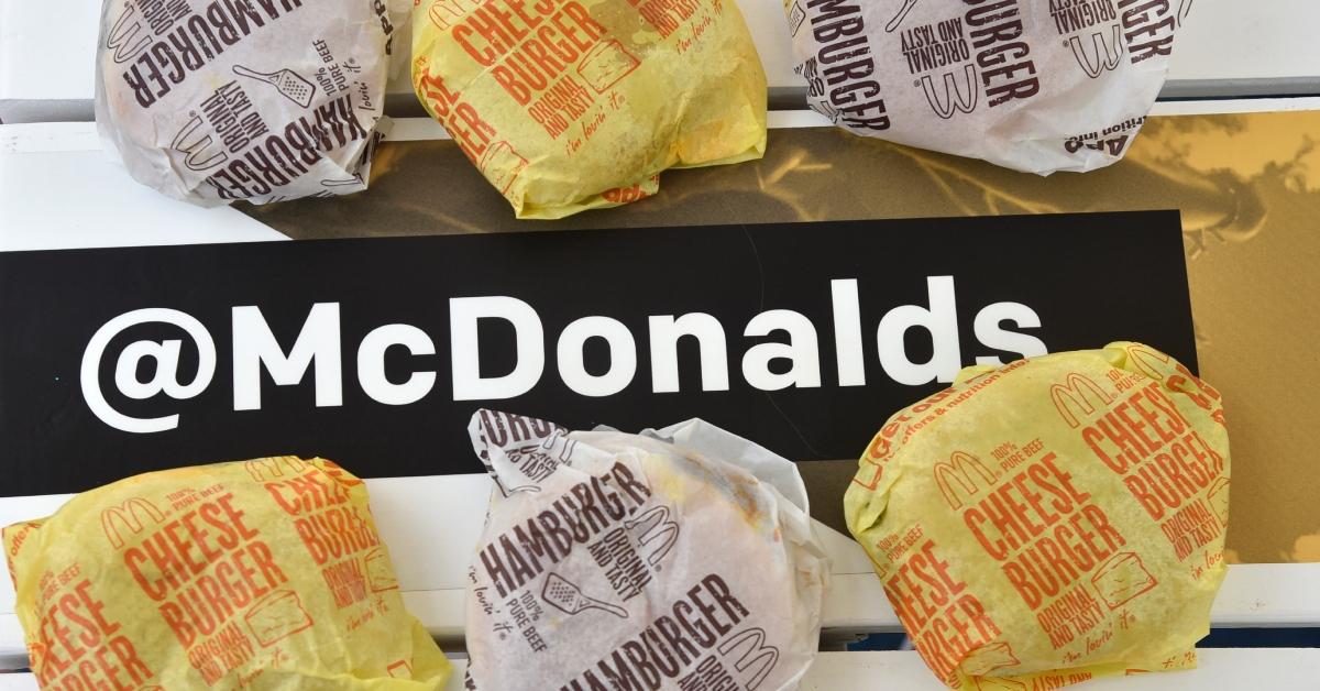 mcdonalds hamburgers and cheeseburgers wrapped up