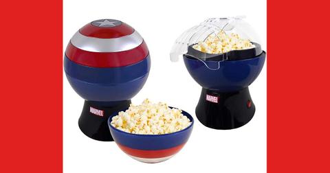 The Captain America popcorn maker