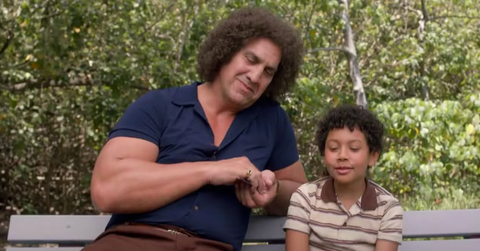 andre the giant and dwayne johnson