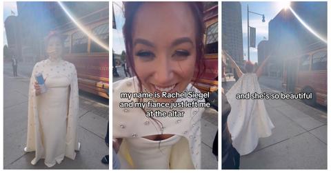 Viral video of a bride announcing she was left at the altar