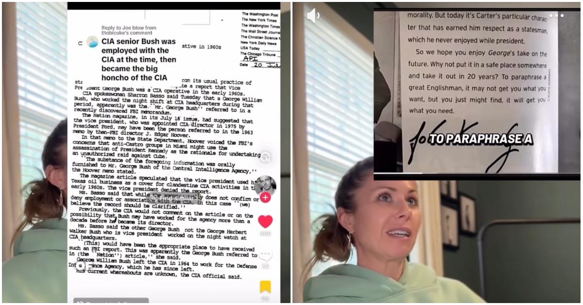 JFK Jr. conspiracy theory TikTok receipts