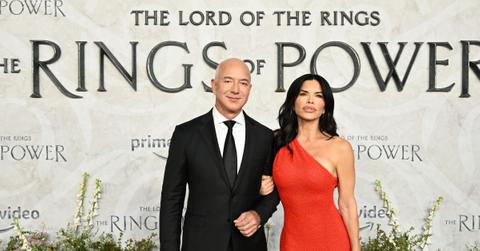 (L-R) Jeff Bezos and Lauren Sanchez