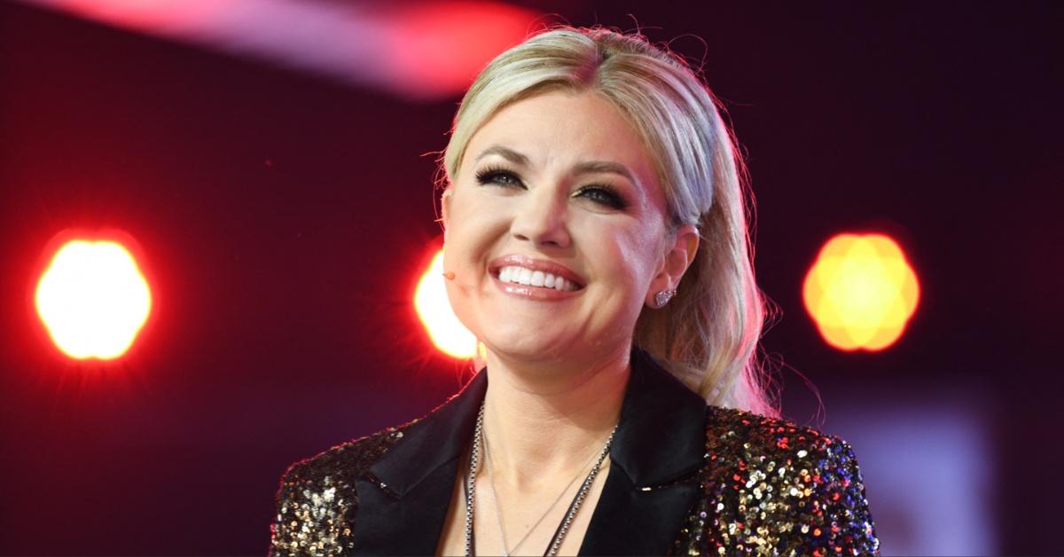 Erika Kirk attends AmericaFest with a huge smile. 