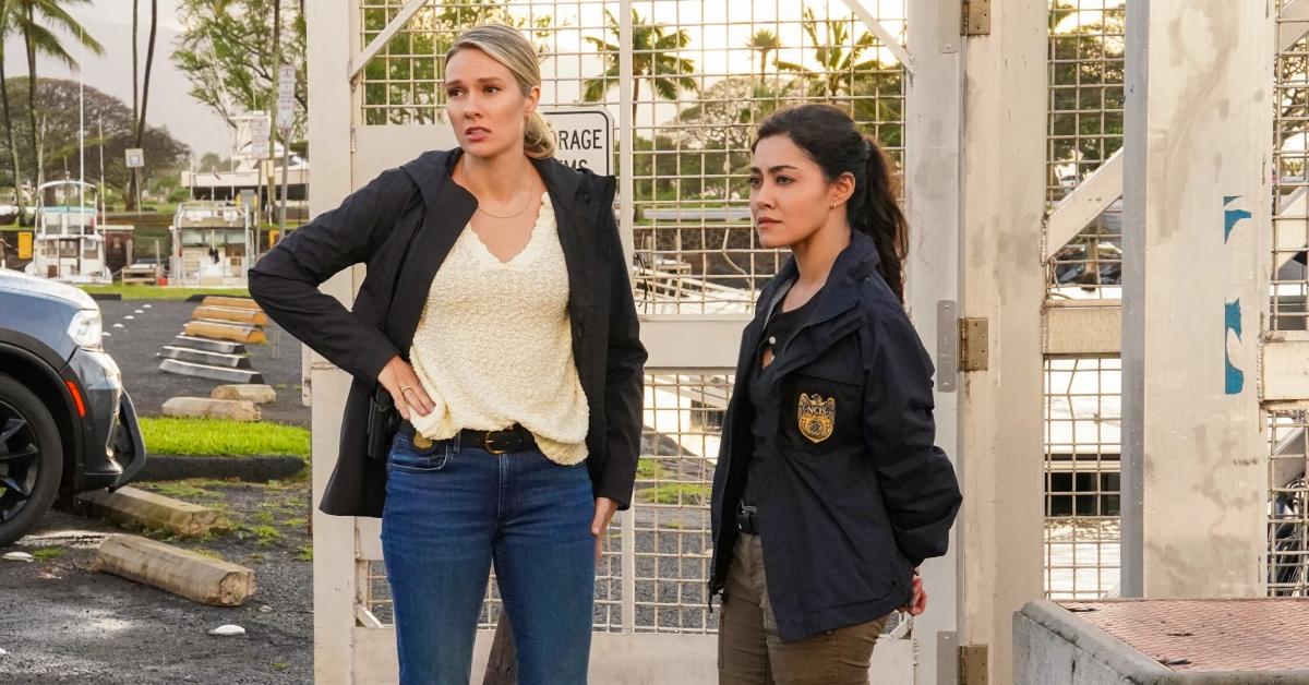 'NCIS: Hawai'i': Special Agent Kate Whistler (played by Tori Anderson) and Agent Lucy Tara (played by Yasmine Al-Bustami)