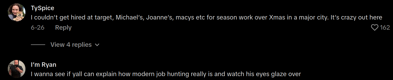 dad learns how hard job market is