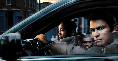 Idris Elba, Wood Harris, Sonja Sohn, Dominic West in a promotional photo for 'The Wire'