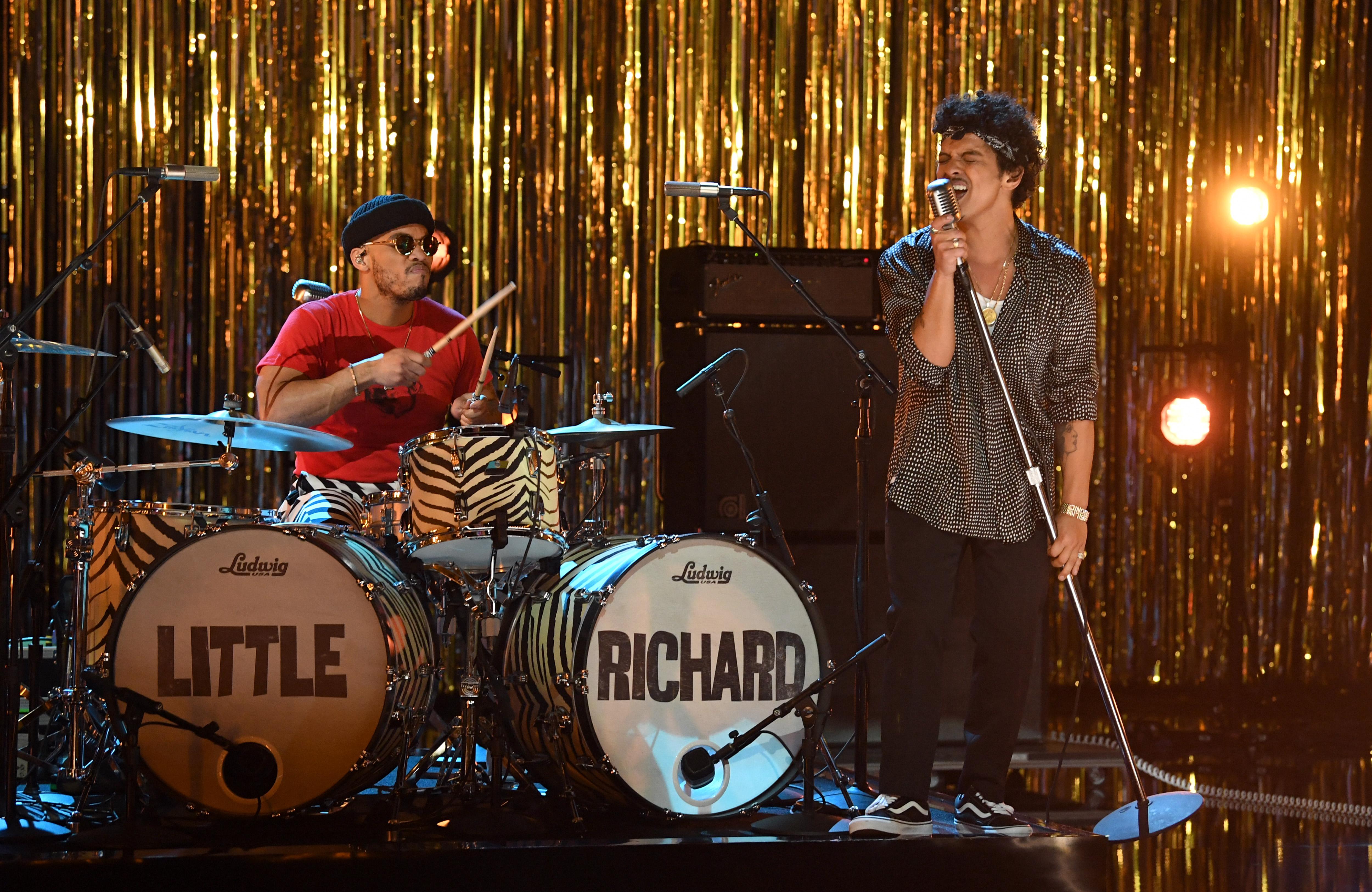 Bruno Mars' New Band Performing at the Grammy's 2021