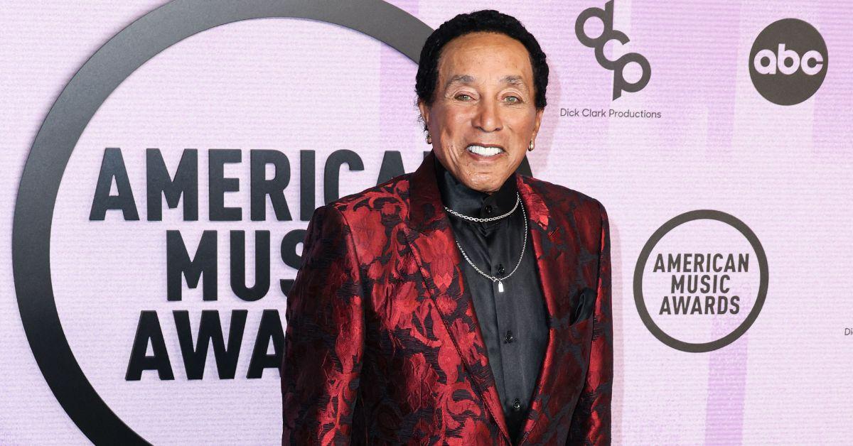Smokey Robinson at the American Music Awards. 