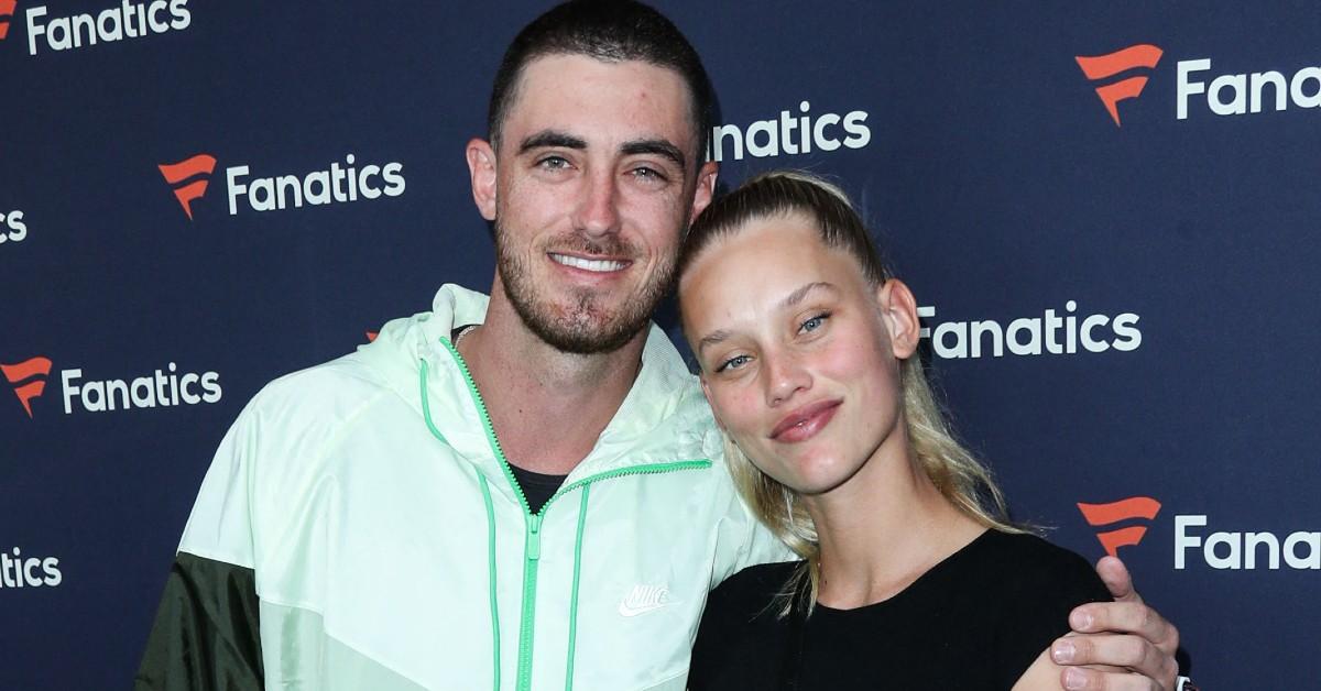 Cody Bellinger with his wife Chase