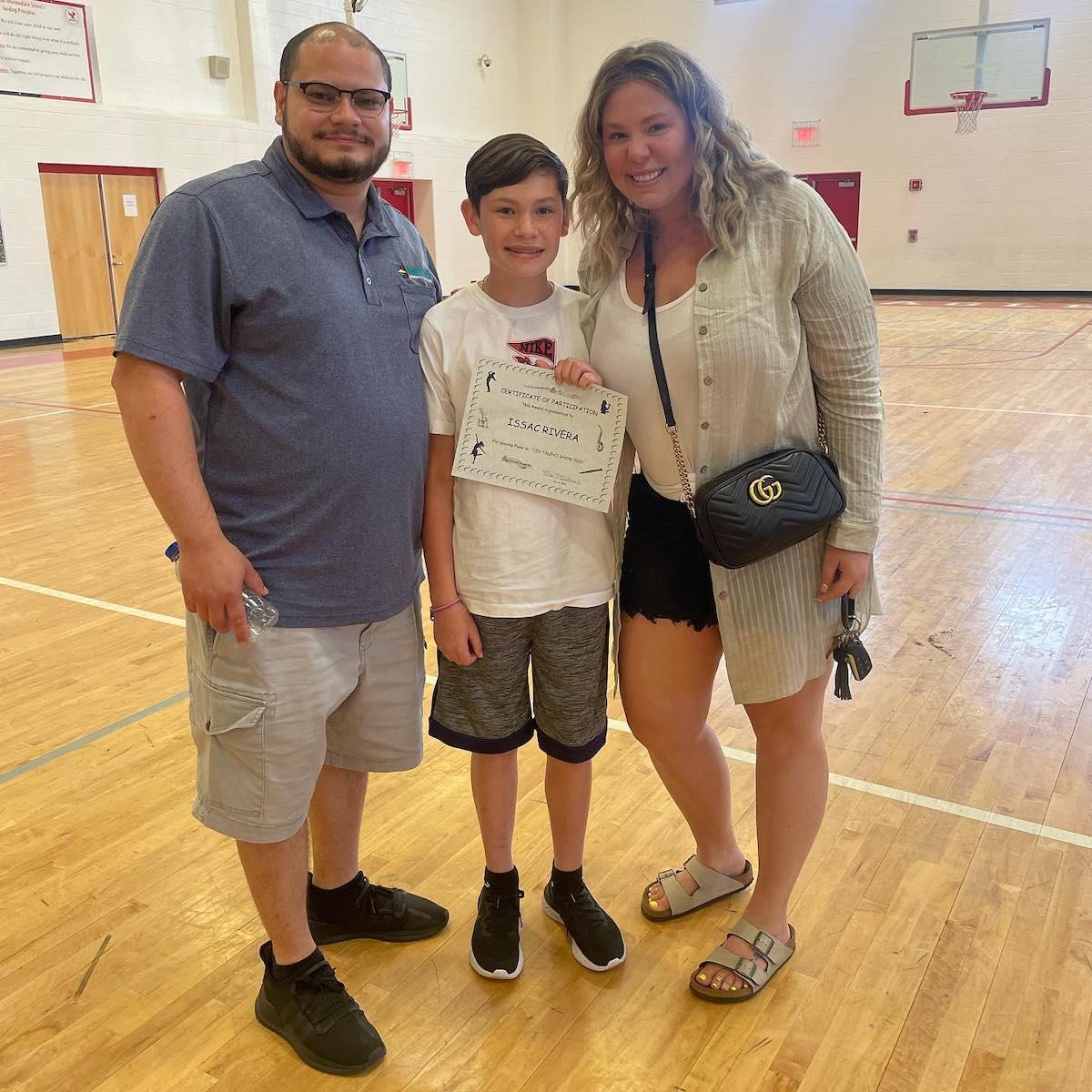 Kailyn Lowry, Joe Rivera, and Isaac