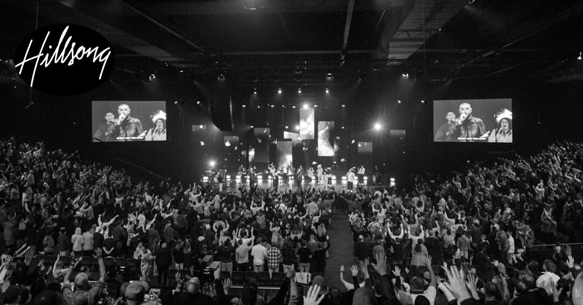 A crowded Hillsong Church location.