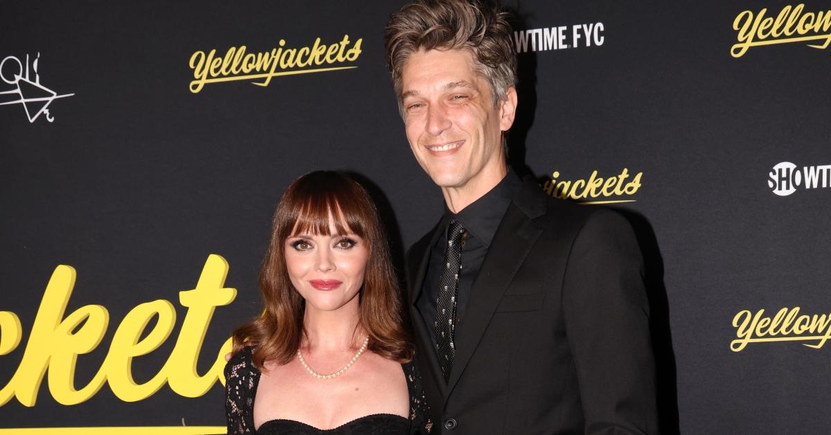 Christina Ricci and Mark Hampton attend Showtimes's "Yellowjackets" FYC event at Hollywood Forever on June 11, 2022 in Hollywood, California. 